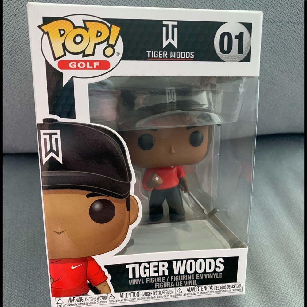 BNWT Funko Vinyl Figurine Pop Golf Tiger Woods